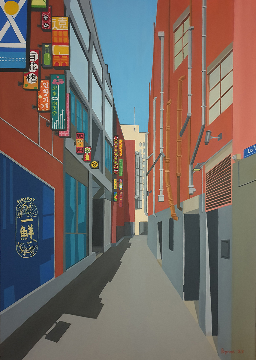 <span>Melbourne Laneway</span><i>→</i>